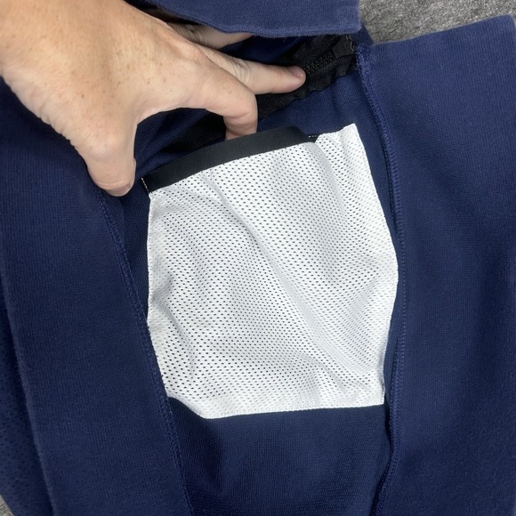 Nike Court Sweatshirt Mens M Blue Fleece Crewneck Pullover Tennis 715242 - Picture 11 of 16